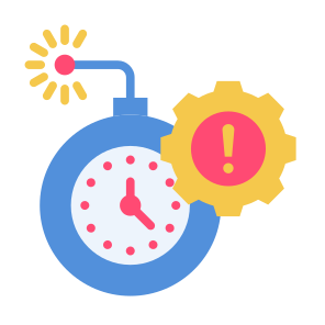 Deadline, Time Limit, Risk, Warning, Alert  icon