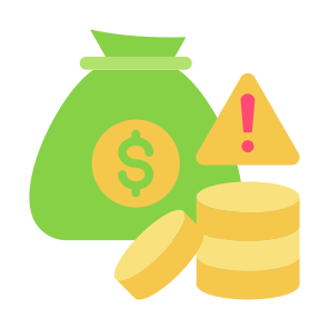 Financial Risk, Crisis, Financial, Risk, Money  icon