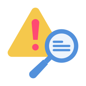 Identification, Exclamation Mark, Warning, Alert, Risk icon