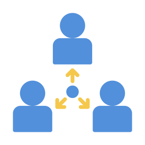 Reposition, Networking, User, Recruitment, Management  icon