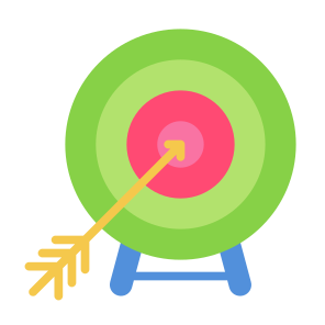 Dartboard, Targeting, Target, Goal, Objective, Aim icon