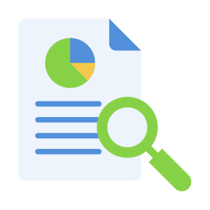 Data Analysis, Data, Analysis, Report, Evaluation,  Pie Chart icon