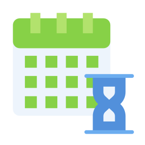 Deadline, Schedule, Calendar, Time, Hourglass, Date icon