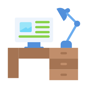 Table Lamp, Desk, Lamp, Workplace, Table, Lamp icon