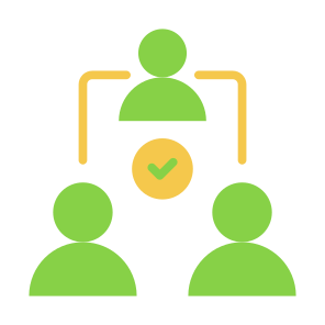 Teamwork, Leader, Collaboration, Workflow, Delegation, Delegate icon