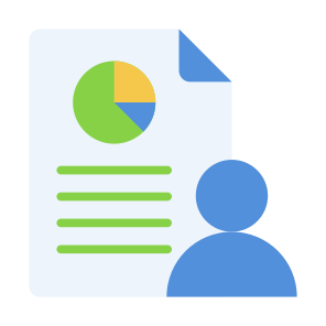 User Evaluation, Data, Evaluation, User, Analysis, Report icon
