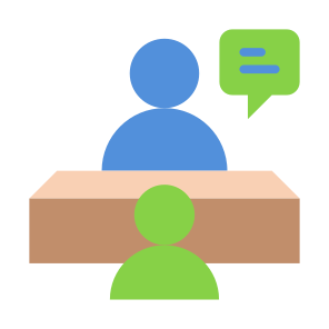 User Interview, Interview, Meeting, User, People, Interview Room icon