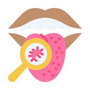 Bacteria Tongue, Teeth, Mouth, Tongue, Bacteria, Dental Care   icon