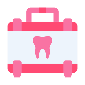 Dental Kit, Dental Care, Emergency, Medicine, Medical Kit, First Aid Kit  icon