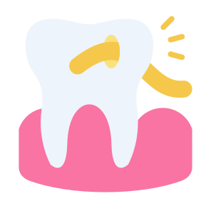 Tooth Worm, Bacteria Tooth, Worm, Tooth, Bacteria, Decay  icon