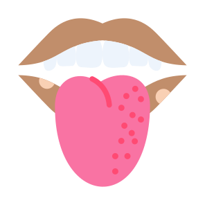 Ulcer, Tongue, Lips, Teeth, Mouth, Open Mouth  icon