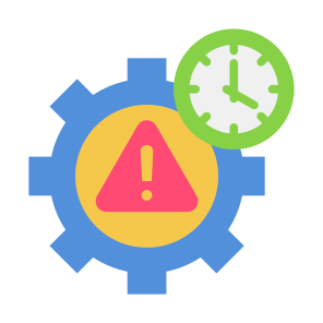 Crisis Management, Warning, Crisis, Management, Risk, Time icon
