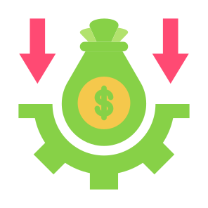 Loss, Money, Down, Reduction, Bankrupt, Crisis icon