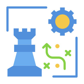 Strategic, Chess, Management,  Planning, Strategic Plan, Management icon