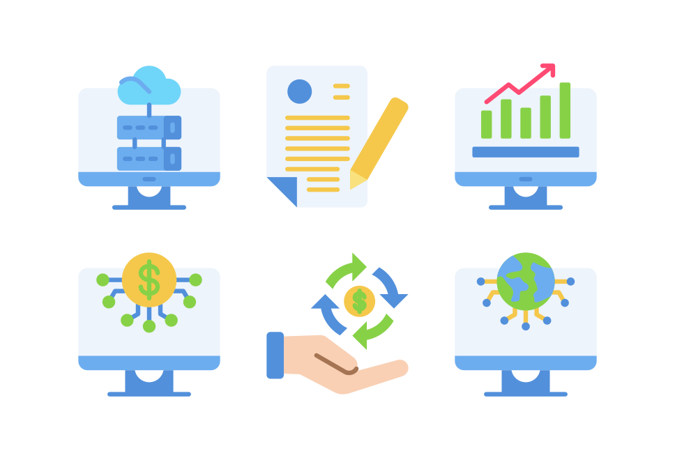 Digital finance Large Set Preview