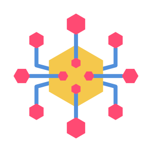 Blockchain, Technology, Digital, Network, Security, Cryptocurrency icon