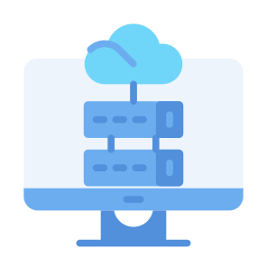 Cloud Server, Cloud Storage, Cloud Data, Hosting, Server, Server Storage icon