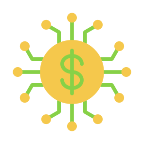 Financial Technology, Digital, Financial, Money, Technology, Fintech icon