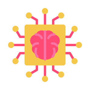 Machine Learning, Ai, Intelligence, Brain, Processor, Machine icon
