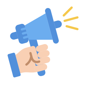 Promotion, Bullhorn, Communication, Marketing, Announcement, Digital Marketing icon