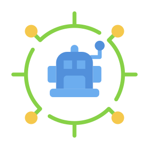 Robotics, Robots, Assistant, Digital, Future, Technology icon