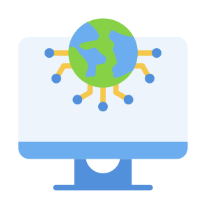 Technology Digital , Digital, Technology, Electronics, Networking, Internet icon