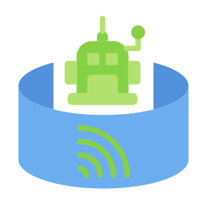 Virtual Reality, Metaverse, Simulation, Augmented Reality, Robotics, Technology icon