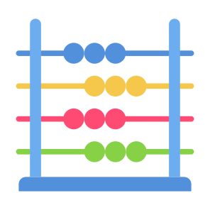 Abacus, Count, Mathematics, Education,  Calculating, Mathematical  icon