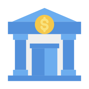 Bank, Savings, Finance, Banking, Economy, Building icon