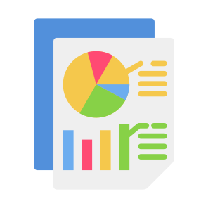 Business Report, Document, Business, Report, Pie Chart, File icon