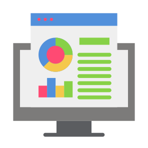 Statistic Report, Statistics, Report, Analysis, Monitor, Data Analytics icon