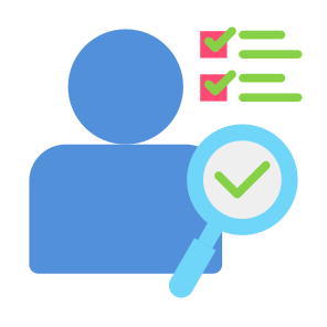 User Audit, Auditor, User, Audit, Search, Job icon