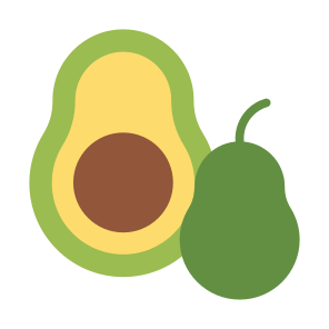 Avocado, Fruit, Vegetarian, Healthy Food, Food And Restaurant icon