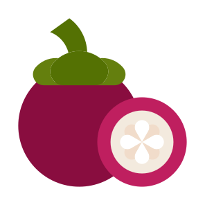 Mangosteen, Fruit, Food, Healthy Food, Food And Restaurant icon