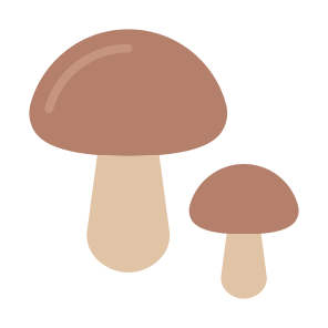 Mushrooms, Food, Vegetarian, Vegetable, Food And Restaurant icon