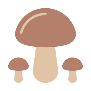 Mushrooms, Vegetable, Vegetarian, Healthy Food, Food And Restaurant icon