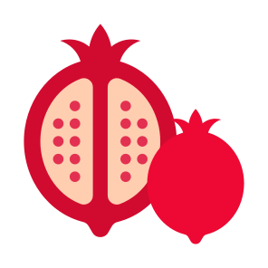 Pomegranate, Fruit, Vegetarian, Healthy Food, Food And Restaurant icon
