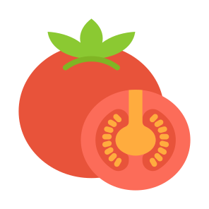 Tomato, Vegetable, Vegetarian, Food, Food And Restaurant icon