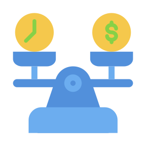 Balance, Time Is Money, Money, Time, Weight Scale icon