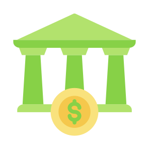 Bank, Bank Account, Central Bank, Money, Banking icon