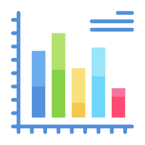 Bar Chart, Graph, Statistics, Metric, Analytics  icon