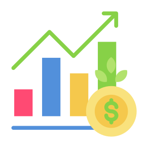 Investment, Money, Profits, Financial, Growth  icon