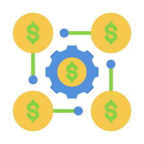 Money Management, Cost Effectiveness, Process, Allocation, Money icon