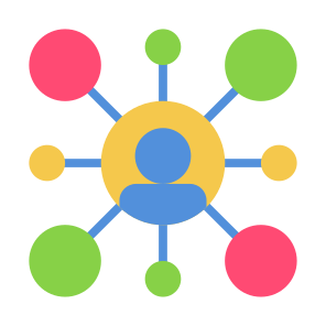 Network, Networking, User, Connect, Social Network  icon