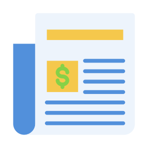 News, Newspaper, Journal, Article, News Report  icon