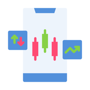 Trading App, Candlestick, Stock Exchange, Stock Market, Trading  icon