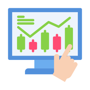 Trading, Trader, Stock Market, Candlestick Chart, Stock Exchange   icon