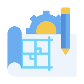 Blueprint, Strategic Plan, Flow Chart, Project Plan, Management icon