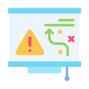 Contingency Plan, Security, Save, Warning, Plan, Risk Management icon