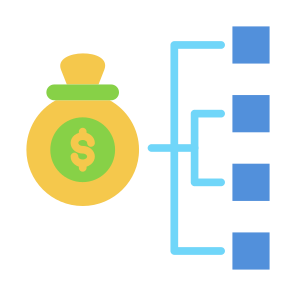 Cost, Money Bag, Dollar, Management, Planning icon